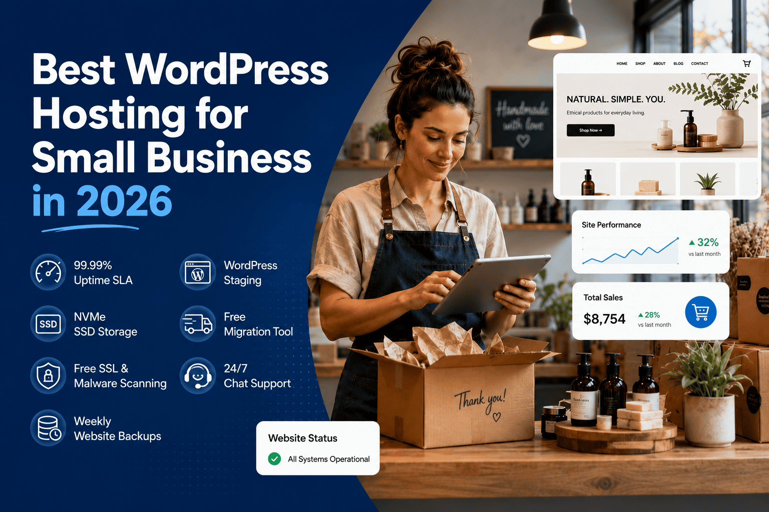 Best WordPress Hosting for Small Business in 2026