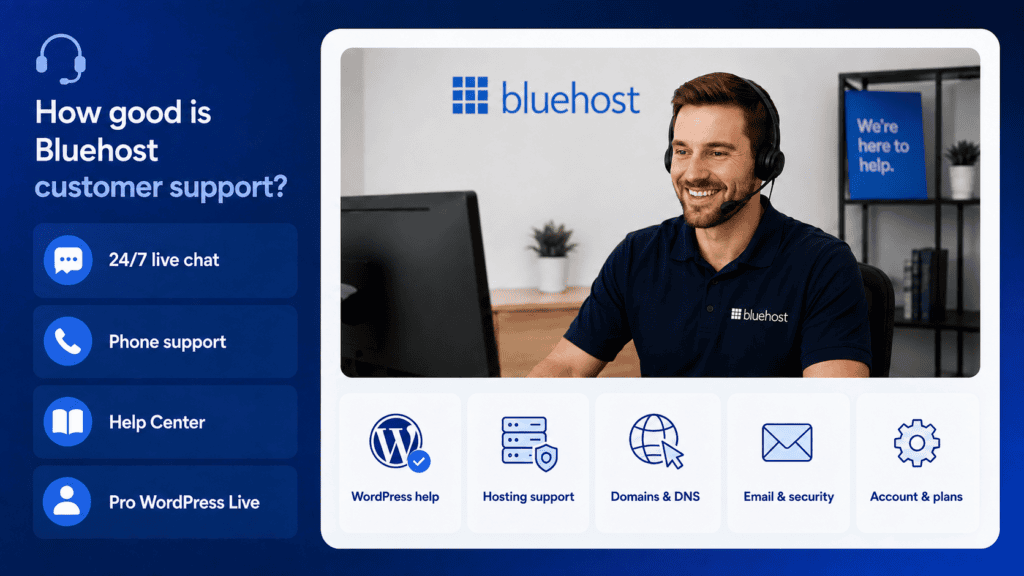 Bluehost customer support