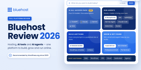 Avis sur Bluehost (mis à jour en avril 2025)