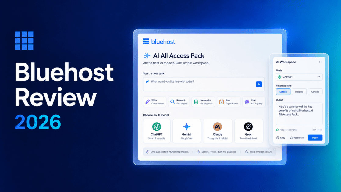 Bluehost Review 2026: Is Bluehost Still Worth It for Websites Today?