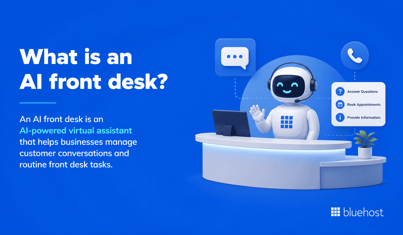 What is an AI front desk?