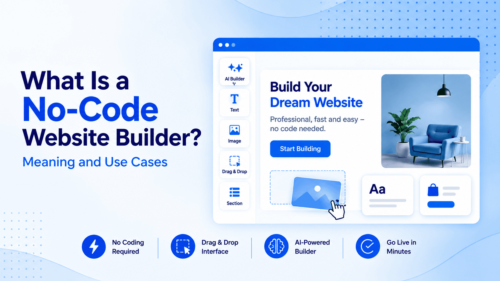 What Is a No-Code Website Builder? Meaning and Use Cases