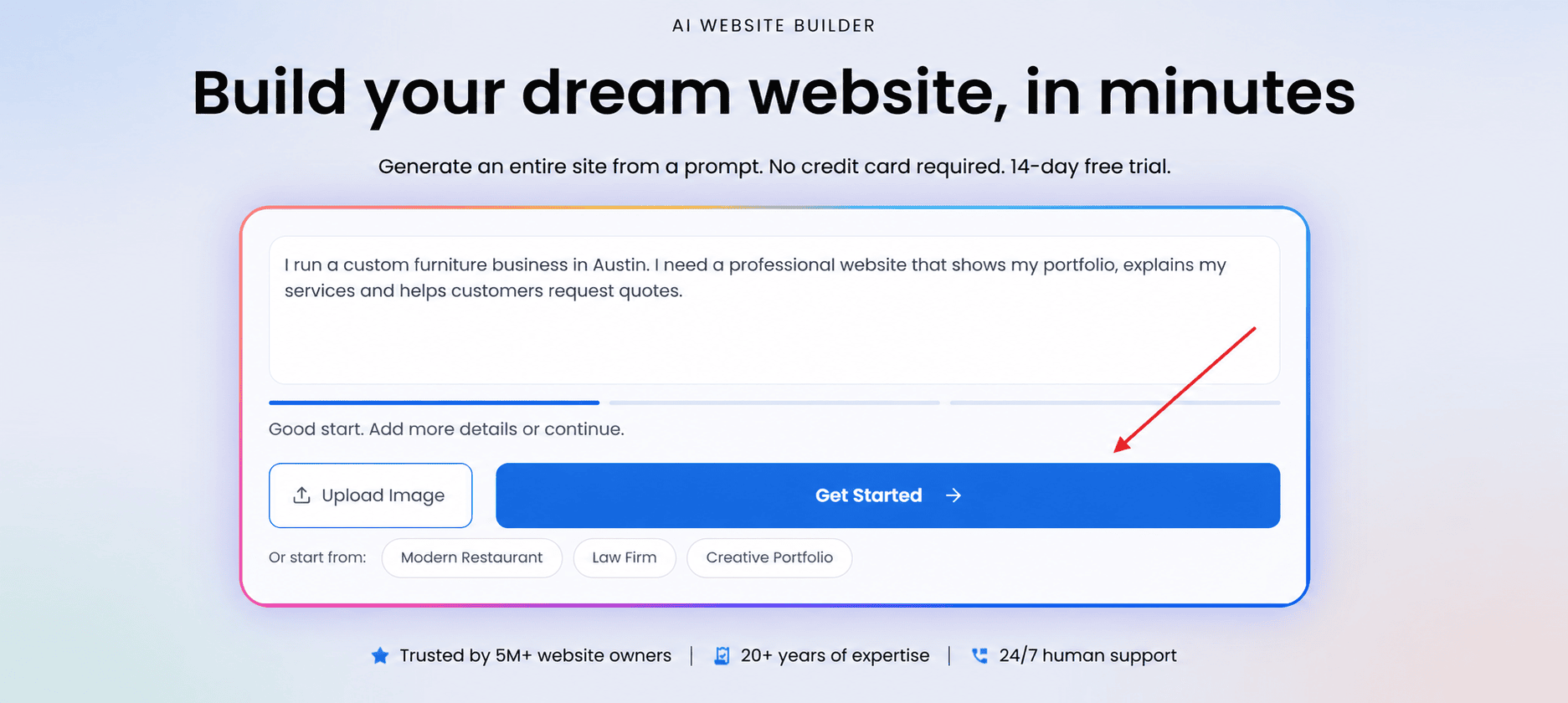 write-a-prompt-to-create-a-website-with-bluehost-ai-website-builder