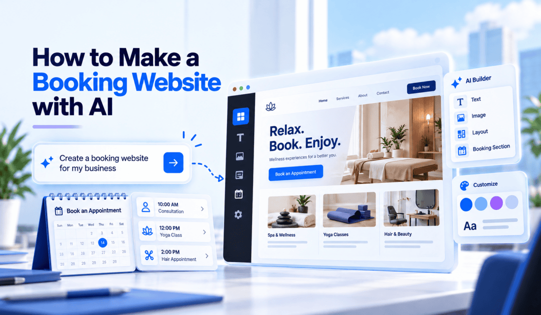 How to Make a Booking Website with AI