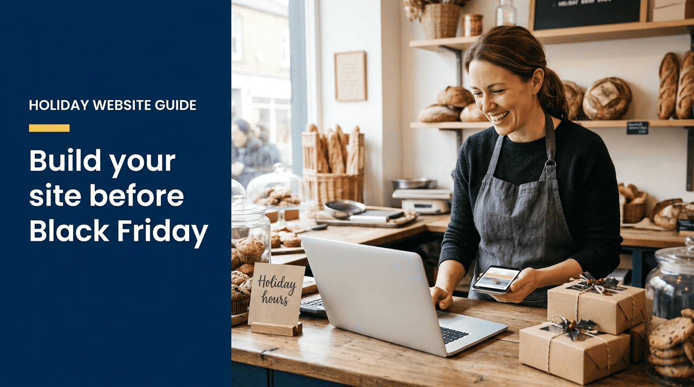 How to Build a Website Before Black Friday Using AI