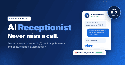 AI Receptionist Black Friday: 2026 Holiday Guide