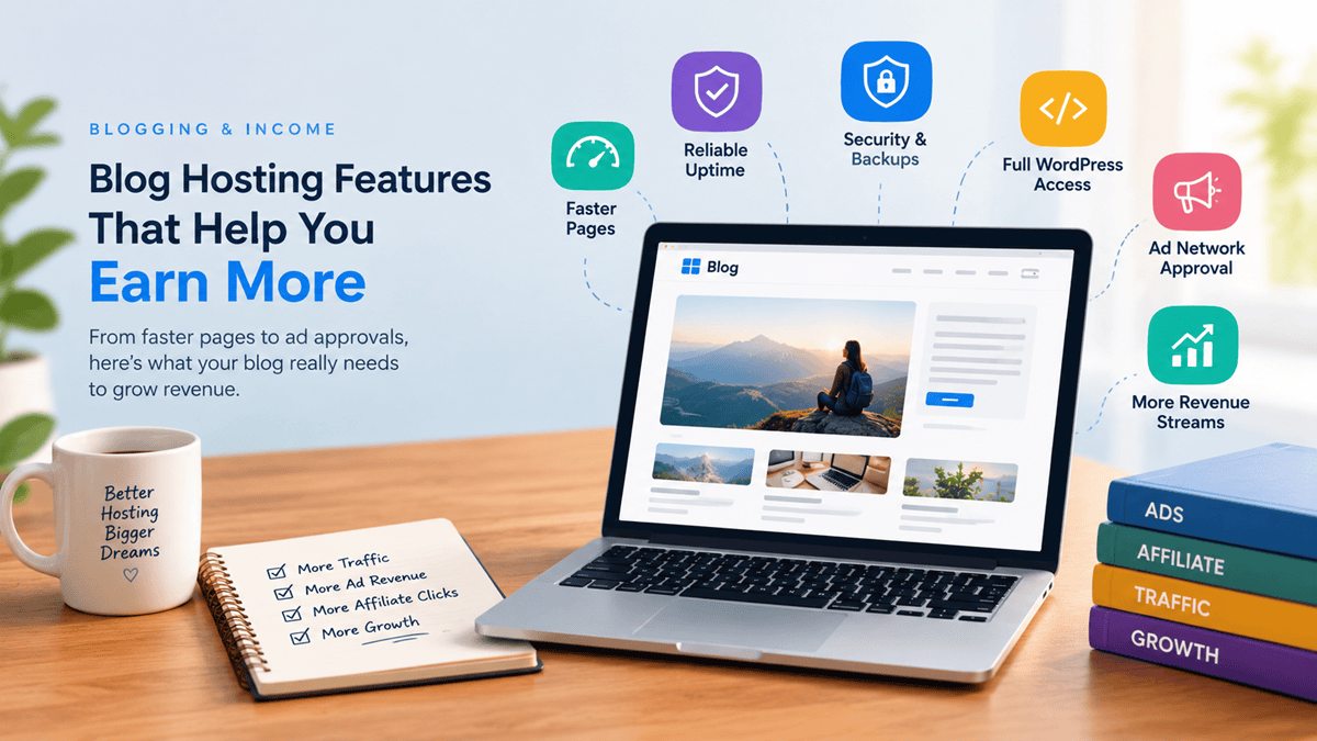 Blog Hosting Features That Help Bloggers Make More Money