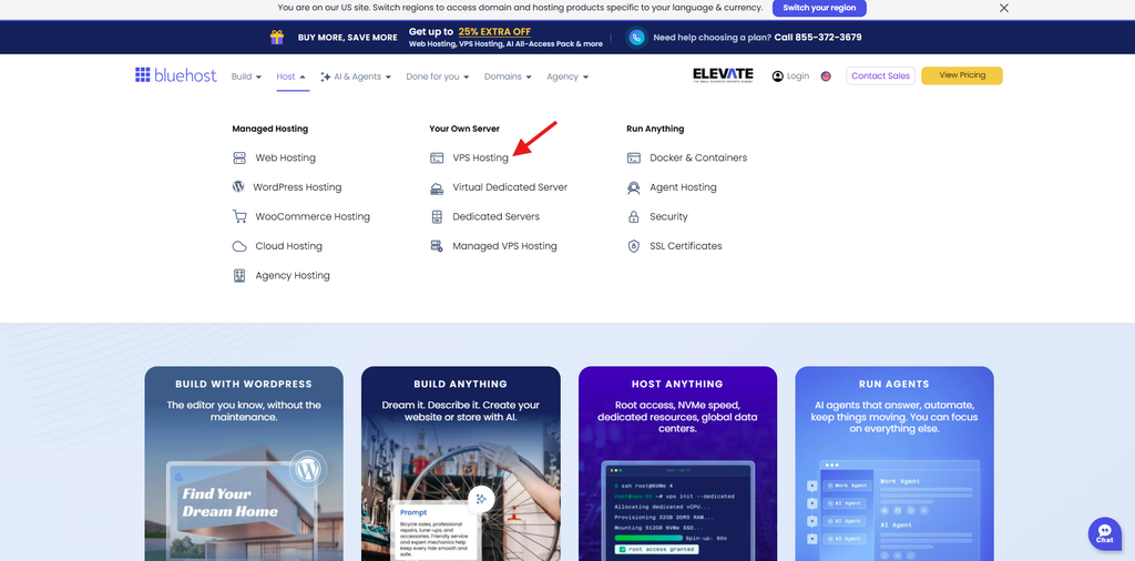 Visit the VPS Hosting page