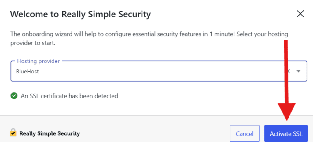 Activez votre SSL