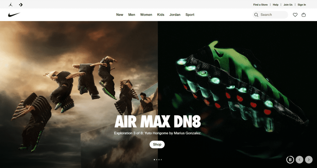 Site web de Nike