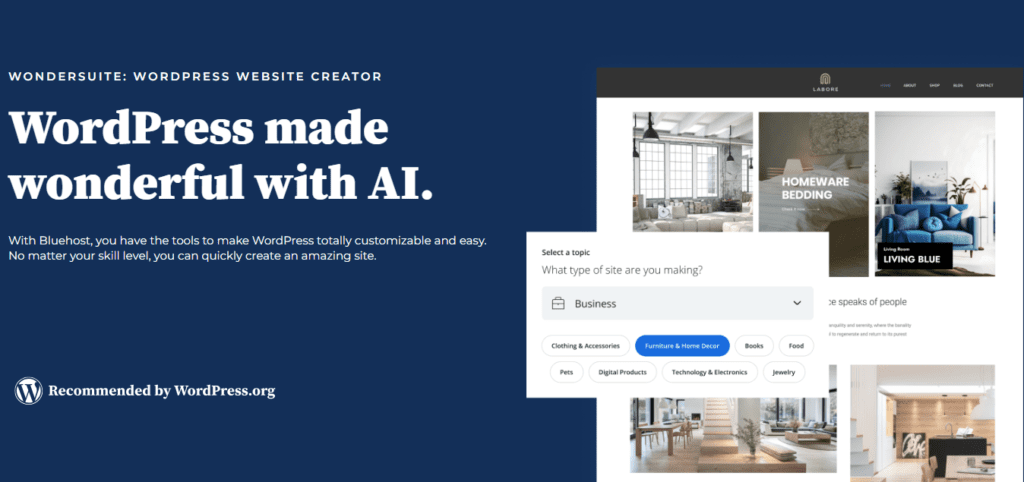 Site web de WonderSuite