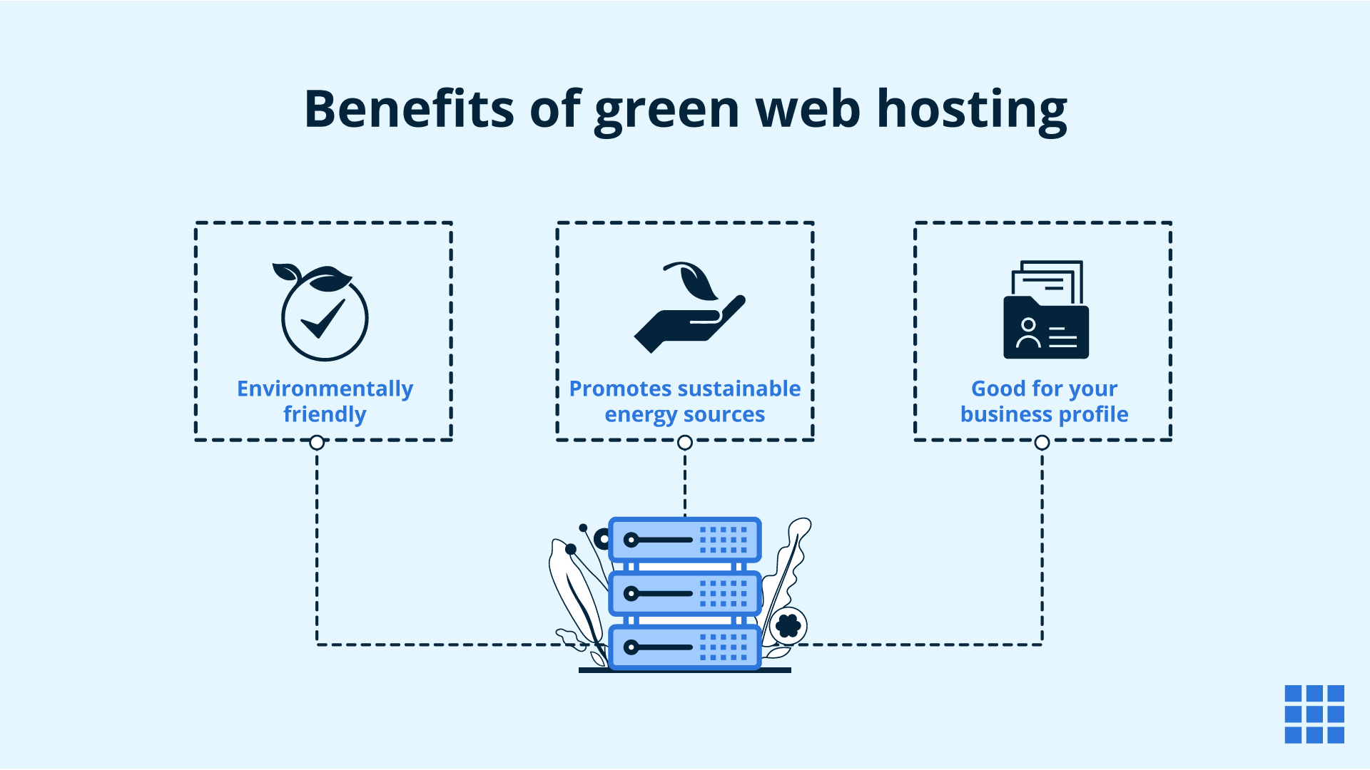 Avantages de l'hébergement web écologique.  