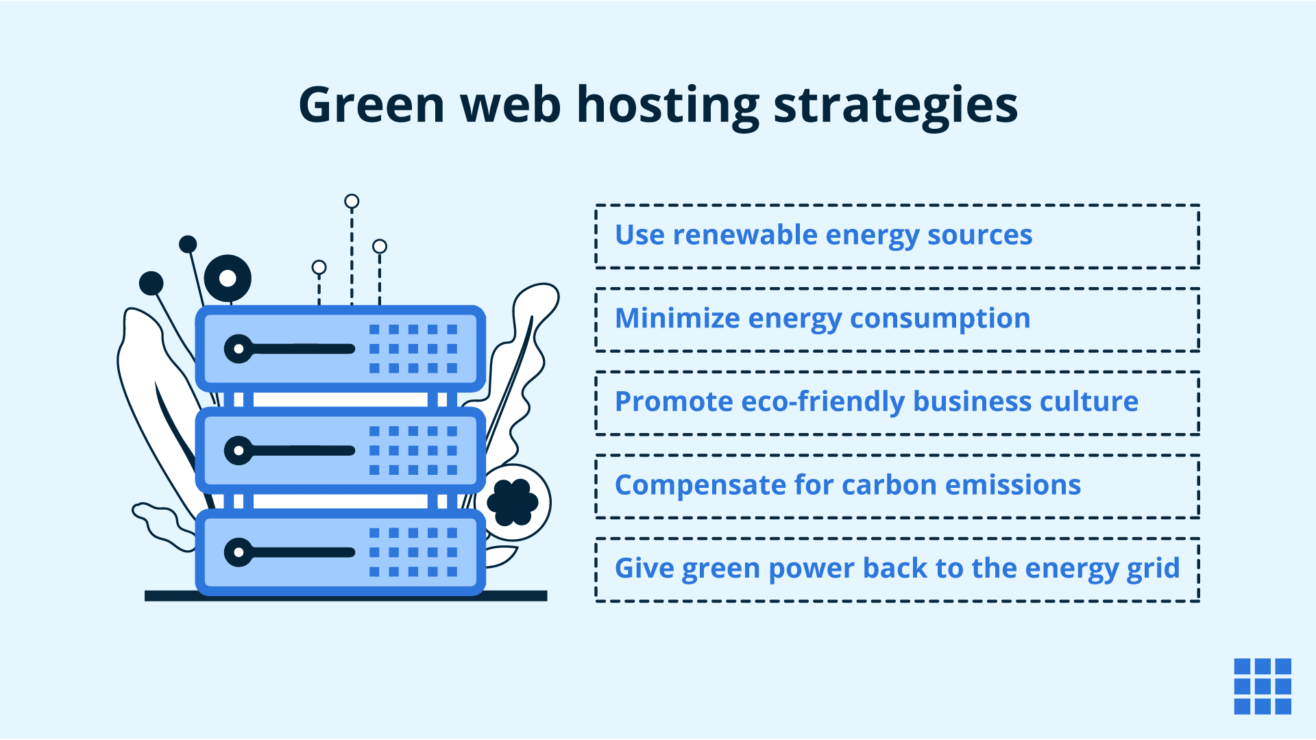 Stratégies d'hébergement web écologique