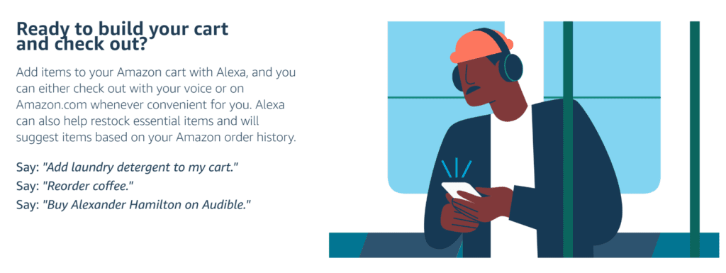 La recherche vocale à la mode comme Alexa d’Amazon