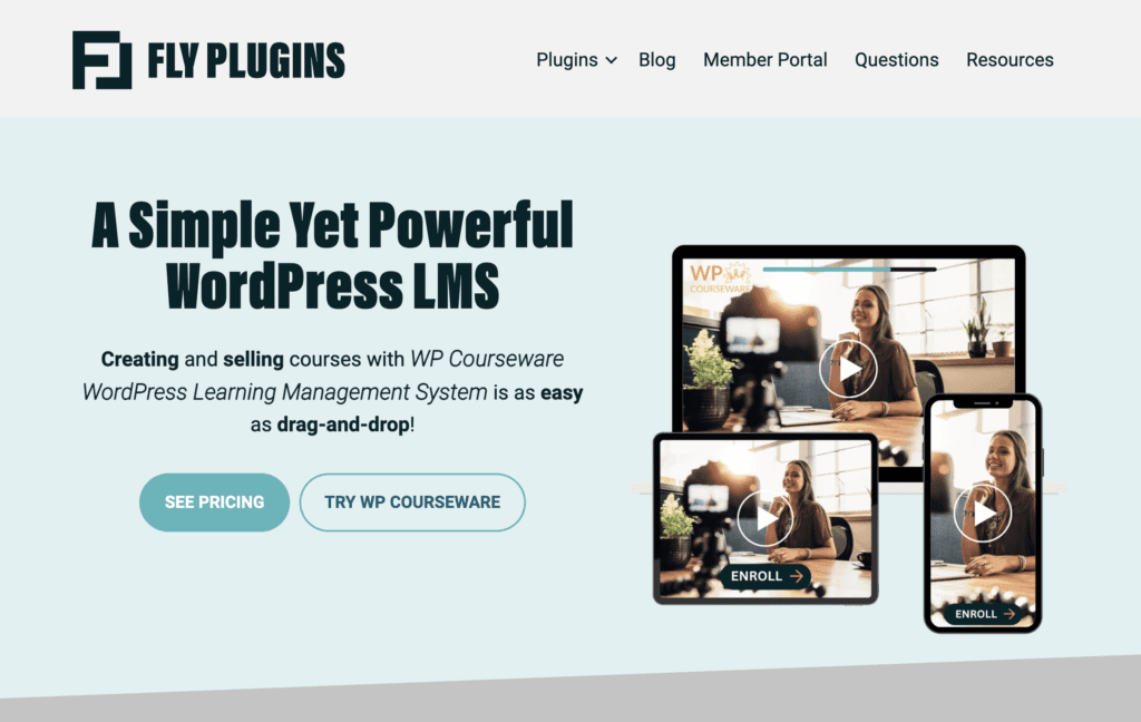 wp courseware lms plugin
