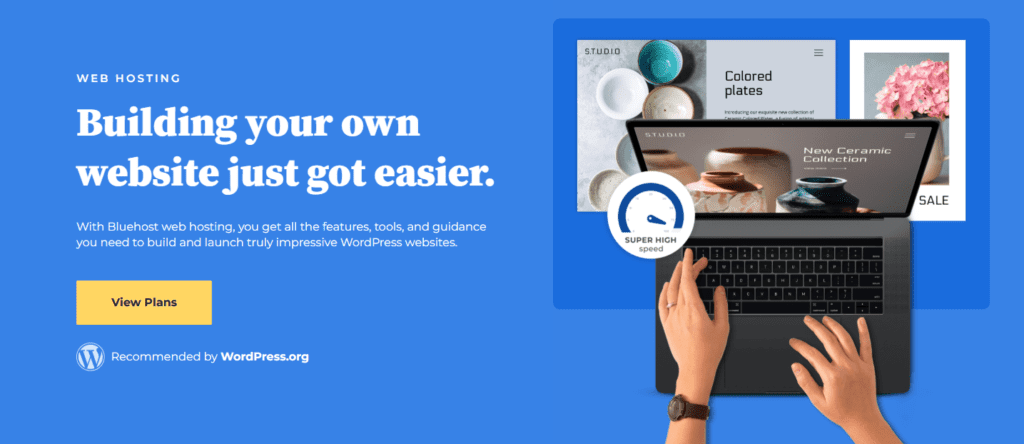 Hébergement partagé Bluehost