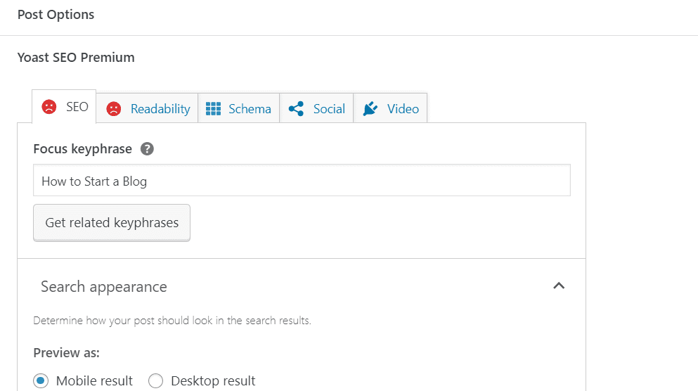 Vérifiez Yoast SEO