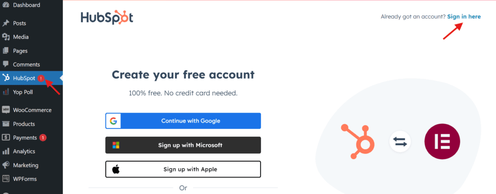Compte HubSpot