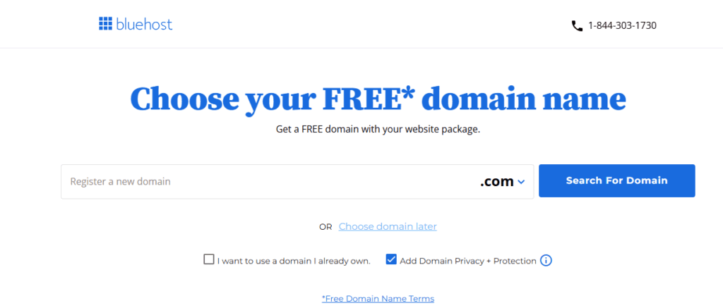 Domaine Bluehost