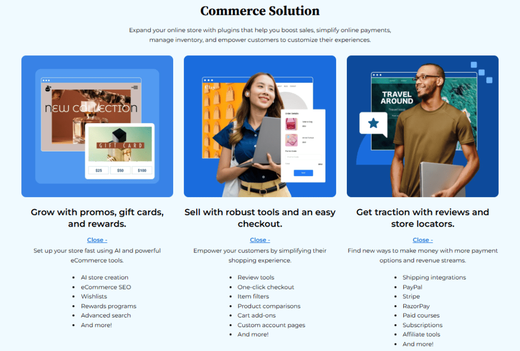 Bluehost WordPress Commerce Solution
