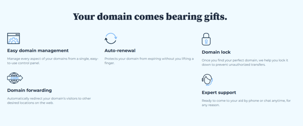 Enregistrement de domaine Bluehost