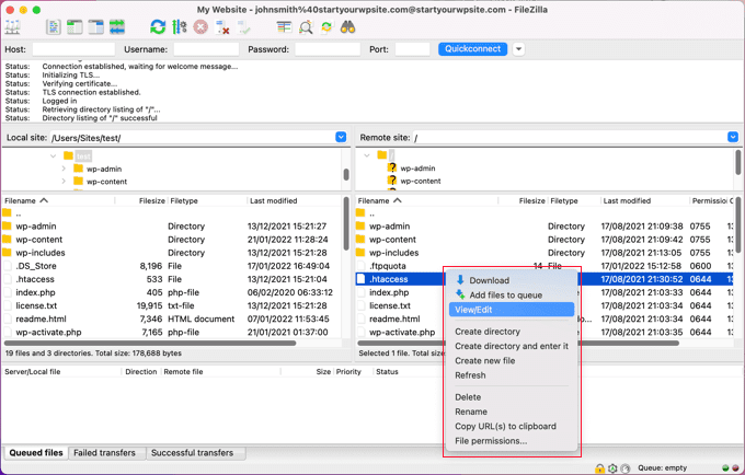 Fichier htaccess