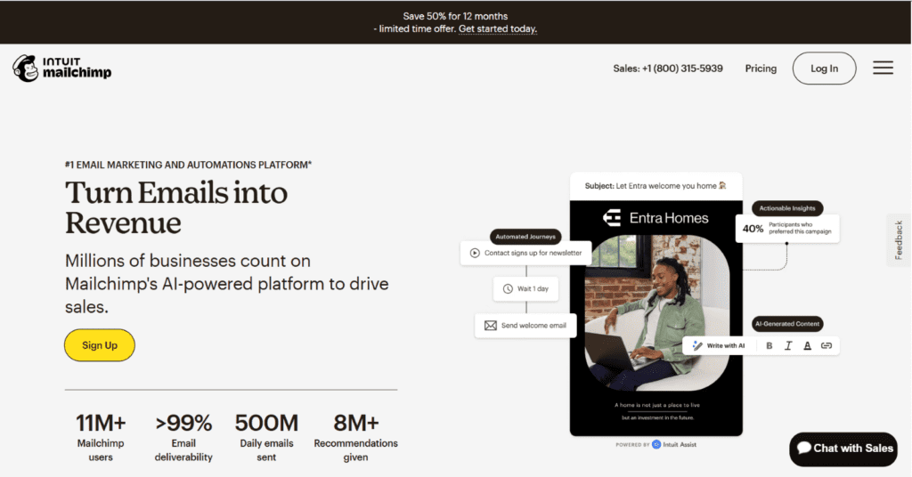 Page Mailchimp