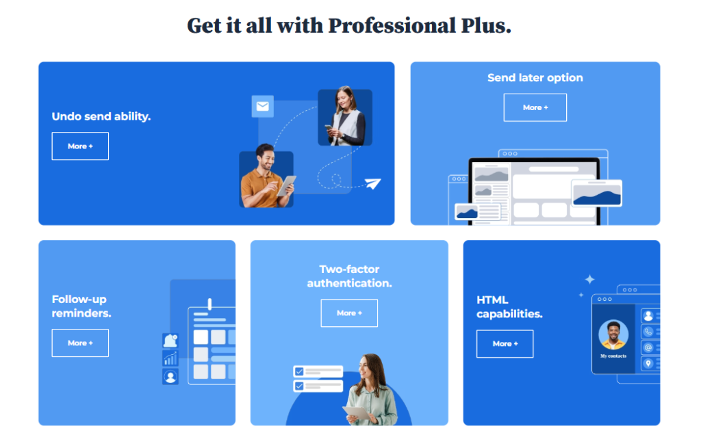 Messagerie professionnelle Bluehost