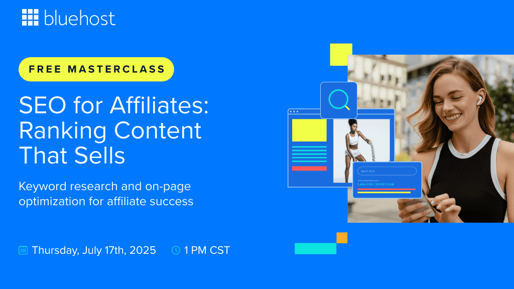 Bluehost Webinar Banner Image