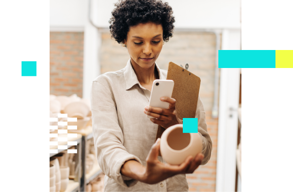 woman taking picture